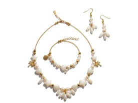 Cuentas plasticas estrellas perladas